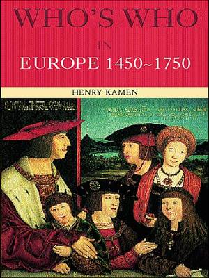 Book cover for Who's Who in Europe 1450-1750