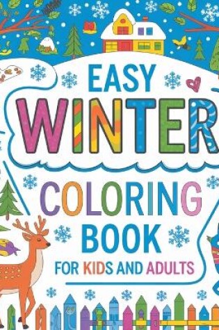 Cover of Bold & Easy Winter Coloring Book for Adults