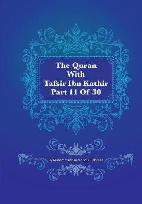 Book cover for The Quran With Tafsir Ibn Kathir Part 11 of 30