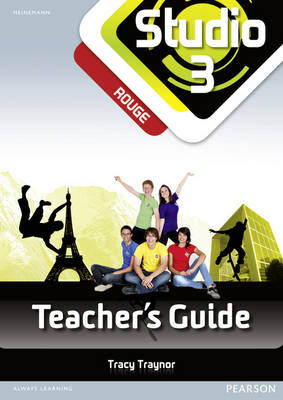 Cover of Studio 3 rouge Teacher's Guide & CD-Rom (11-14 French)