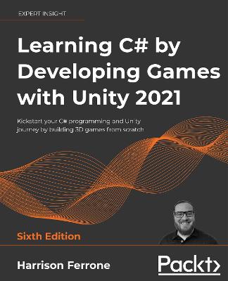 Book cover for Learning C# by Developing Games with Unity 2021