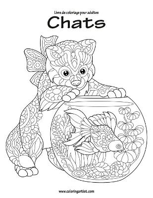 Cover of Livre de coloriage pour adultes Chats 1 & 2