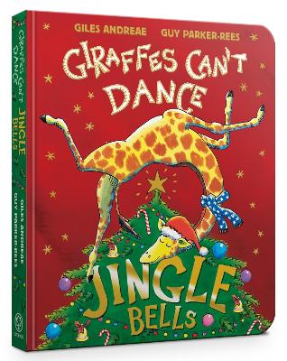 Book cover for Jingle Bells from Giraffes Can't Dance Board Book