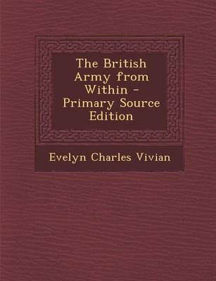 Book cover for The British Army from Within