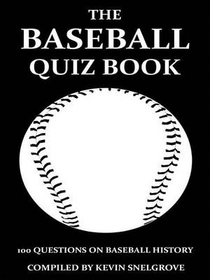 Book cover for The Baseball Quiz Book