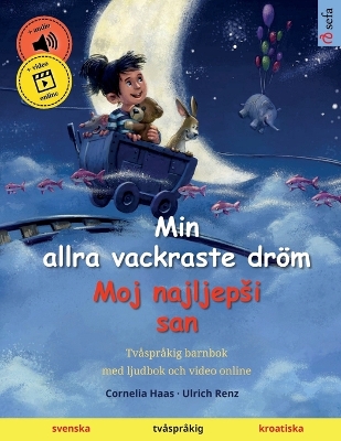 Cover of Min allra vackraste dröm - Moj najljepsi san (svenska - kroatiska)