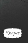 Book cover for Recipes Blank