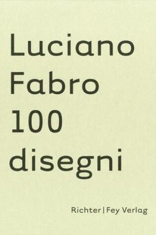 Cover of Luciano Fabro