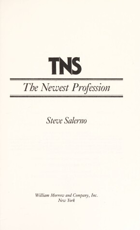 Book cover for Tns, the Newest Profession