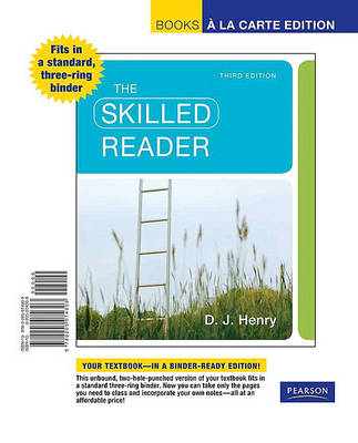 Book cover for The Skilled Reader, Books a la Carte Edition