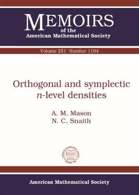 Cover of Orthogonal and Symplectic $n$-level Densities