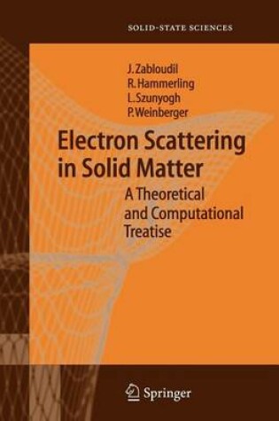Cover of Electron Scattering in Solid Matter