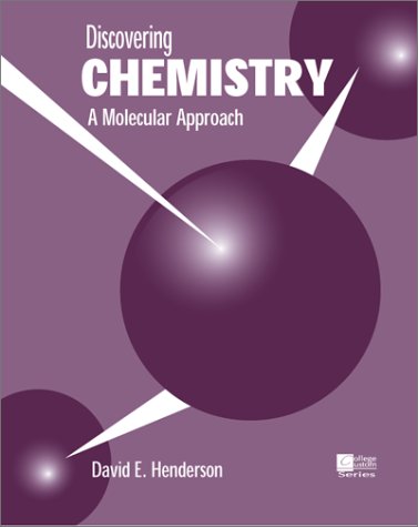 Book cover for Discovering Chemistry - A Molecular Approach