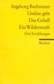 Book cover for Undine Geht Das Gebell Ein Wildermuth