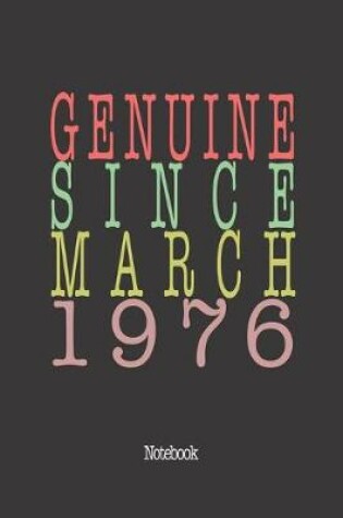 Cover of Genuine Since March 1976