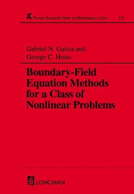 Cover of Boundary-field Equation Methods For a Class of Nonlinear Problems