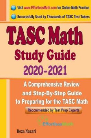 Cover of TASC Math Study Guide 2020 - 2021