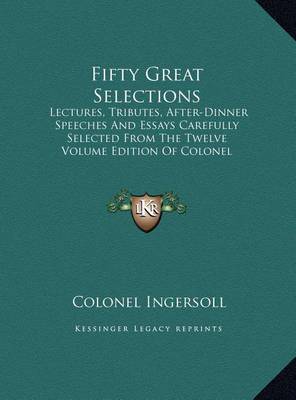 Book cover for Fifty Great Selections