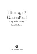 Book cover for History of Waterford City and County