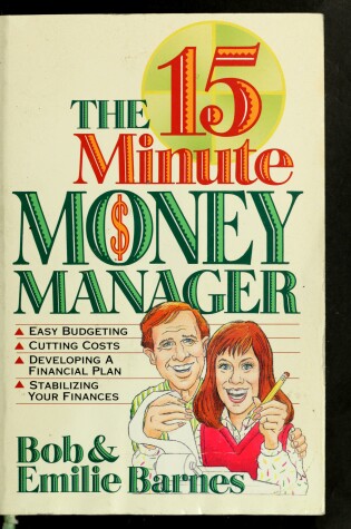 Cover of 15 Minute Money Manager Barnes Bob