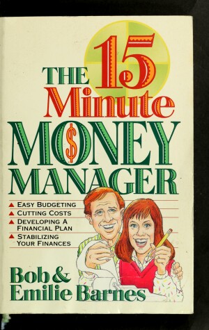 Book cover for 15 Minute Money Manager Barnes Bob