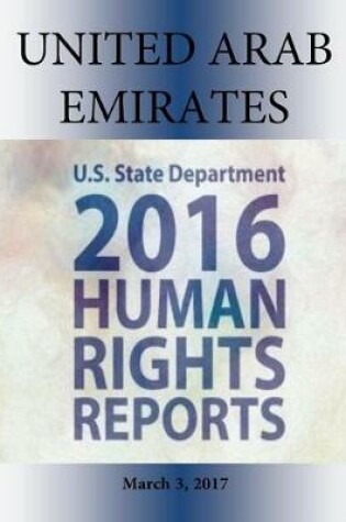 Cover of United Arab Emirates 2016 Human Rights Report