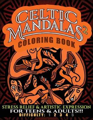 Book cover for Celtic Mandalas 2 Coloring Book