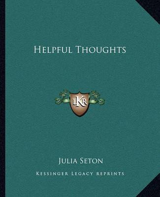 Book cover for Helpful Thoughts Helpful Thoughts