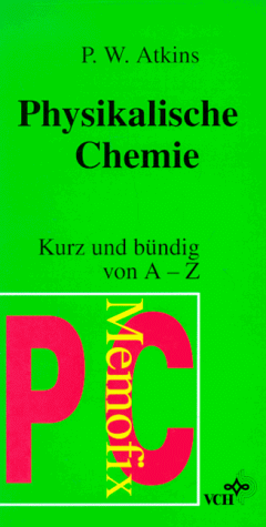 Book cover for Memofix Physikalische Chemie Kurz Und Buendig Von A-Z