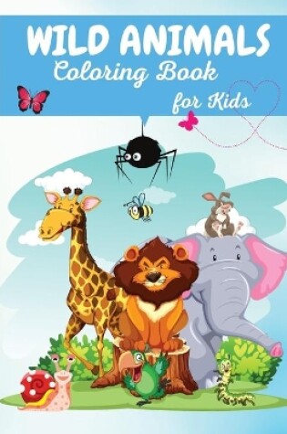 Cover of Wild Animals Coloring Book