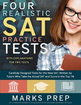 Book cover for Four Realistic SAT Practice Tests