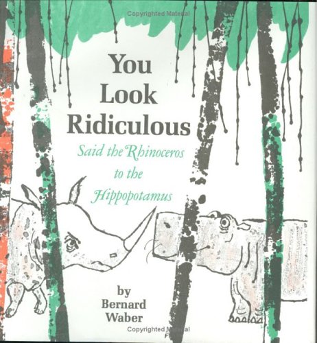 Book cover for You Look Ridiculous Said the Rhinoceros to the Hippopotamus