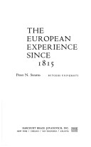 Book cover for European Experience Since 1815