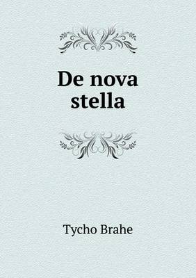 Book cover for De nova stella