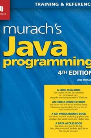 Cover of Murach's Java Programming