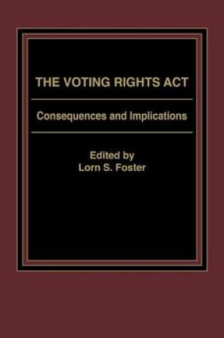 Cover of The Voting Rights Act