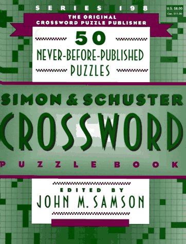 Book cover for Simon & Schuster Crossword # 1