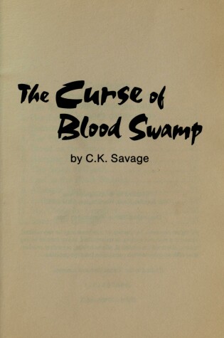 Cover of The Curse of Blood Swamp