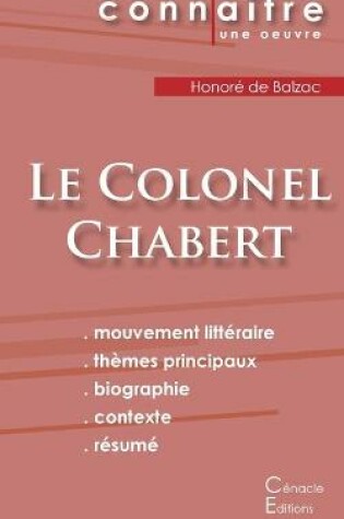 Cover of Fiche de lecture Le Colonel Chabert de Balzac (Analyse litteraire de reference et resume complet)