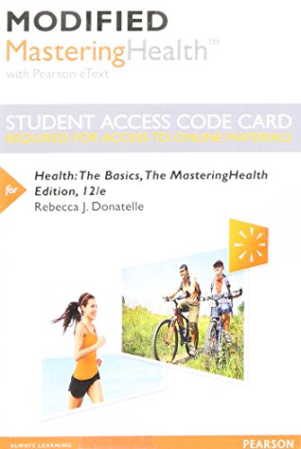 Book cover for Modified Mastering Health with Pearson Etext -- Standalone Access Card -- For Health
