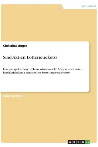 Cover of Sind Aktien Lotterietickets?