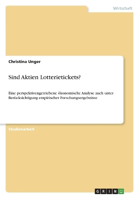 Book cover for Sind Aktien Lotterietickets?