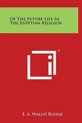 Book cover for Of The Future Life In The Egyptian Religion