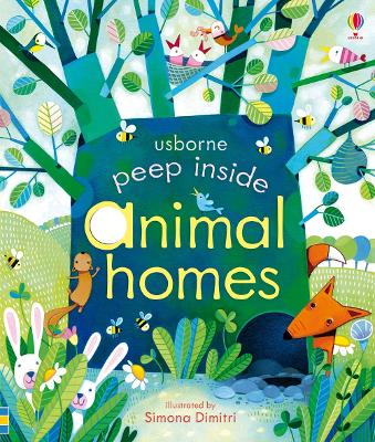 Book cover for Peep Inside Animal Homes