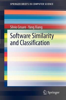 Book cover for Software Similarity and Classification