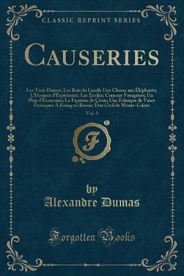 Book cover for Causeries, Vol. 1