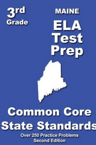 Cover of Maine 3rd Grade ELA Test Prep