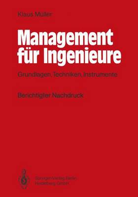 Book cover for Management Fa1/4r Ingenieure