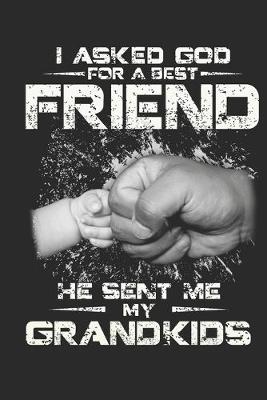 Book cover for I asked god for a best friend he sent me my grandkids