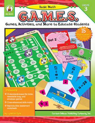 Book cover for Basic Math G.A.M.E.S., Grade 3